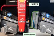 F1, nuova ala Ferrari: outwash estremizzato e lavoro sulla flessione