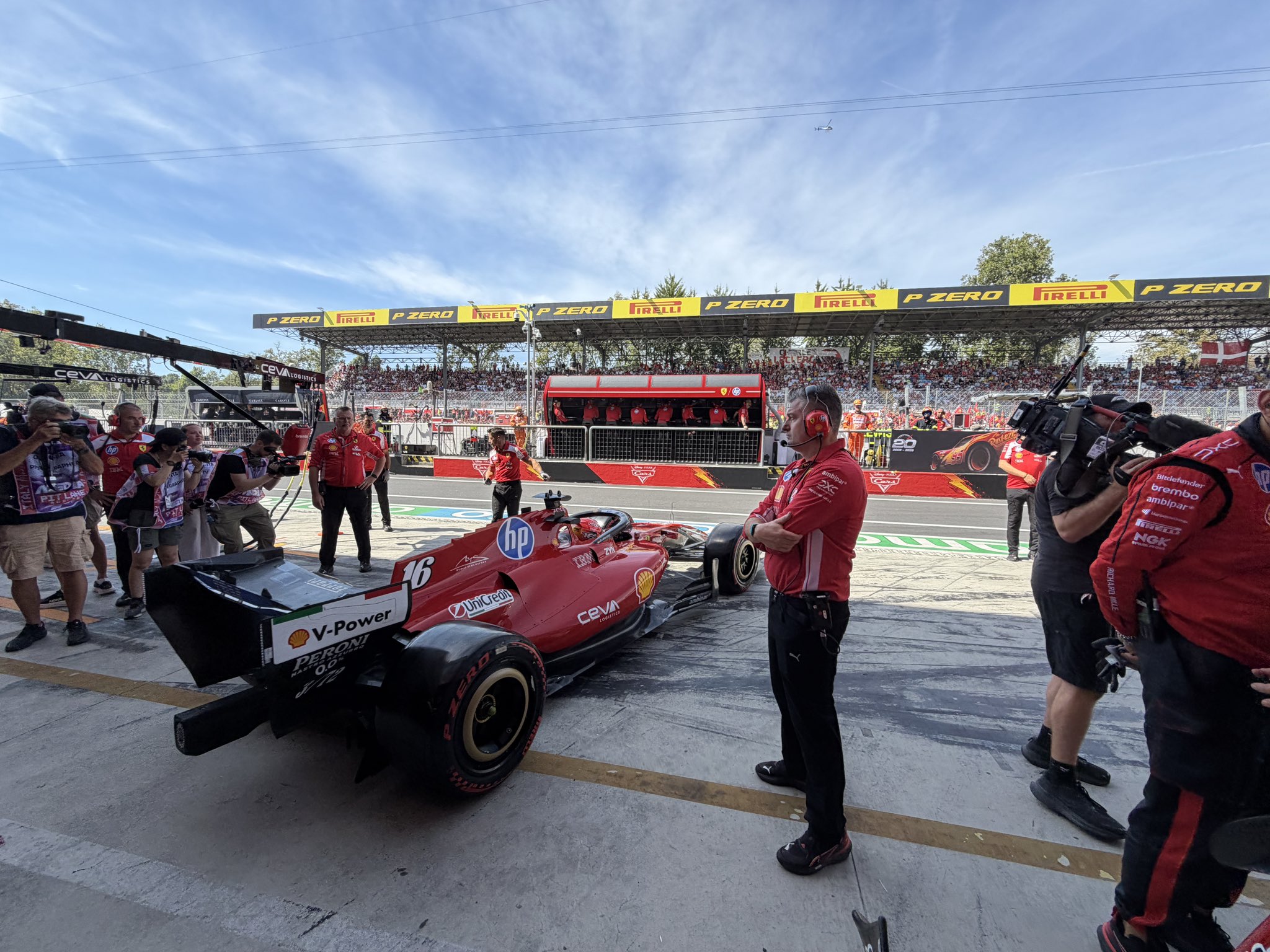 F1 Ferrari GP Monza Leclerc 