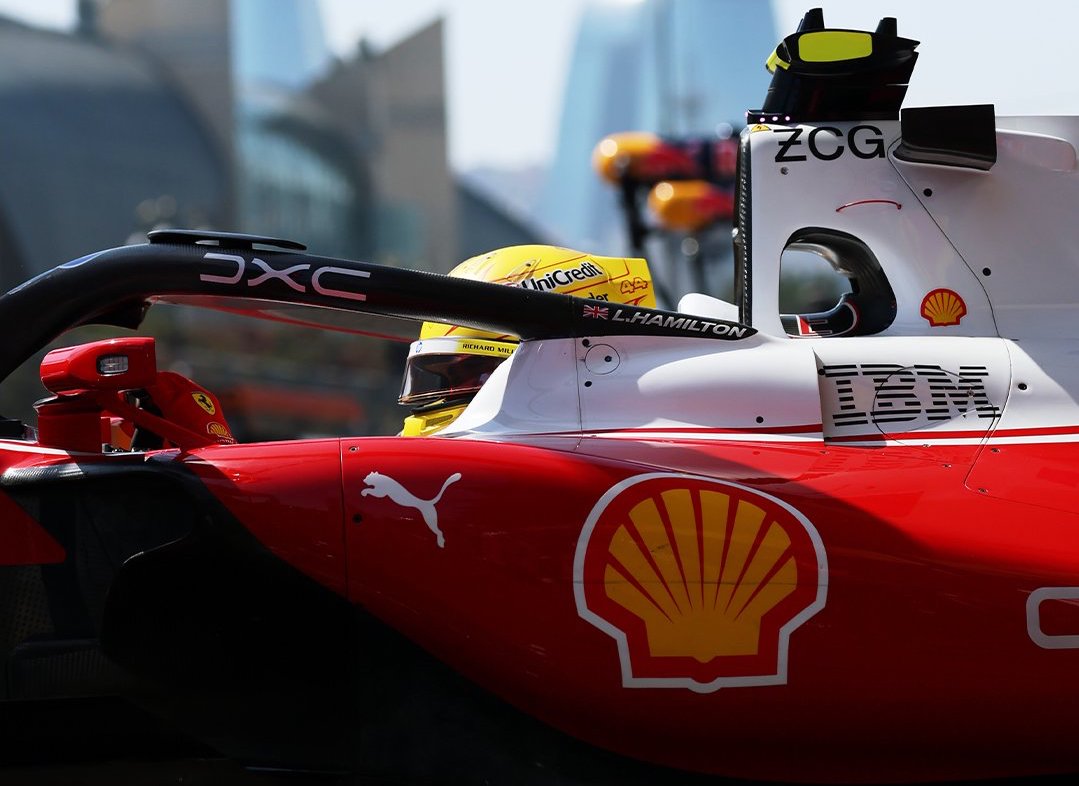 F1 GP Baku Ferrari Hamilton 
