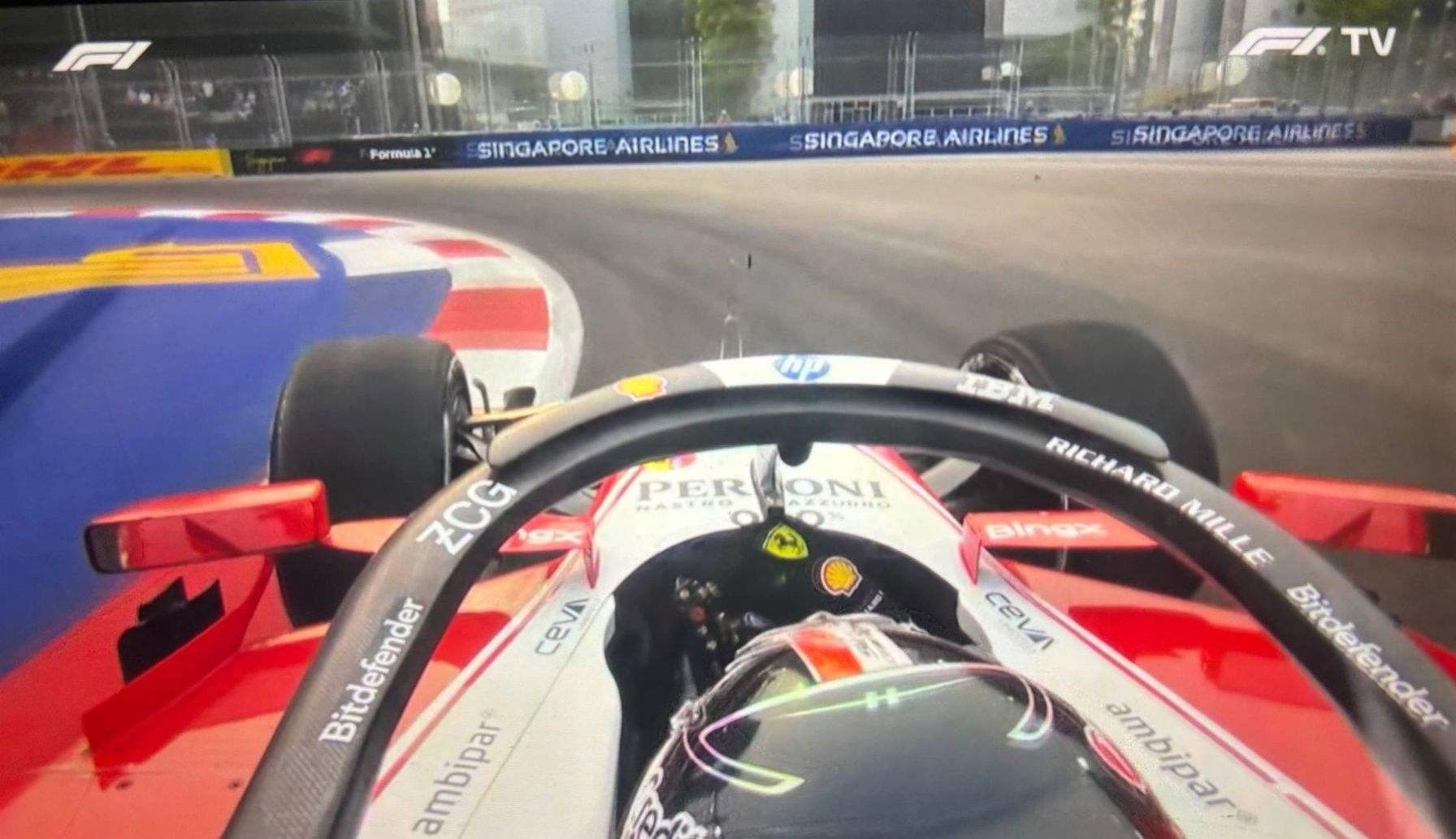 F1 GP Singapore Ferrari Leclerc