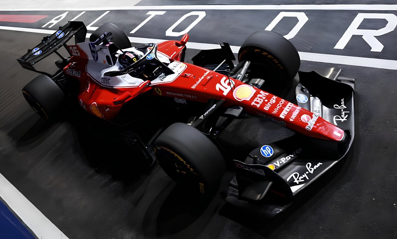 F1 GP Singapore Ferrari Leclerc