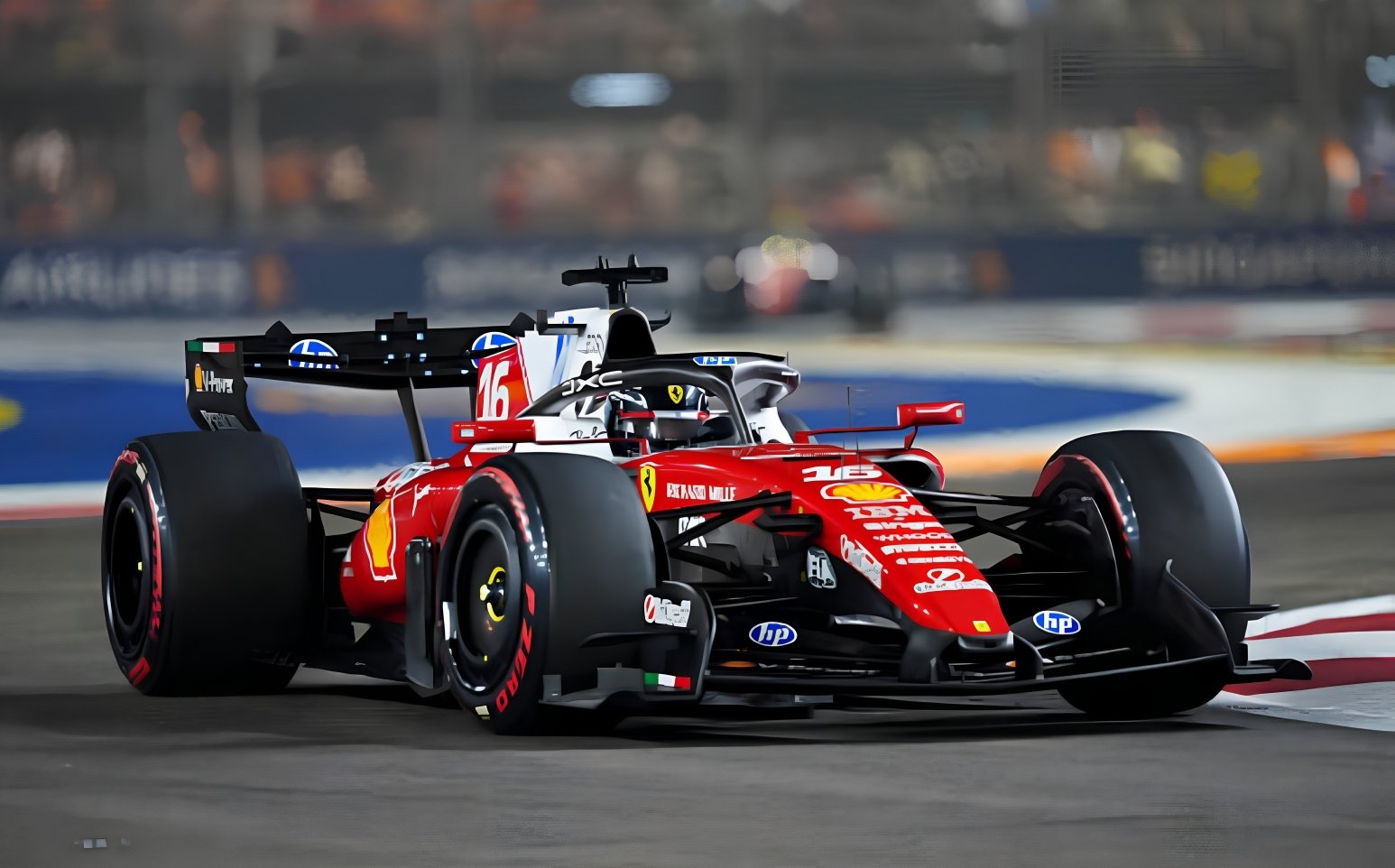 F1 GP Singapore Ferrari Leclerc